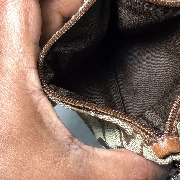 COACH Signature Mini Wristlet - Picture 6 of 6